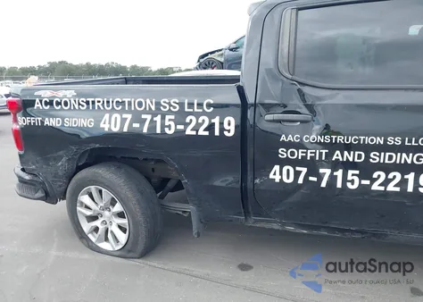 2022 Chevrolet Silverado 1500 4Wd Short Bed Custom из США, поврежденный, VIN 3GCPDBEK7NG539825